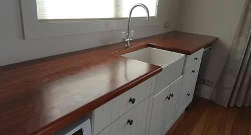 Solid Jarrah Benchtop